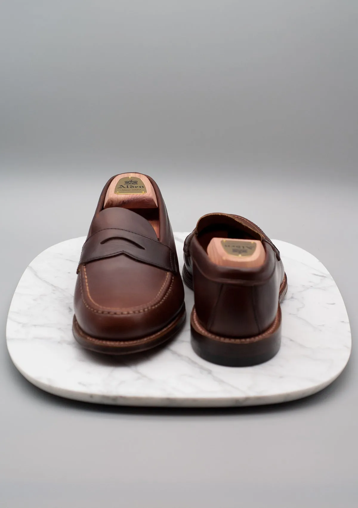17831F Unlined Handsewn Penny Loafer