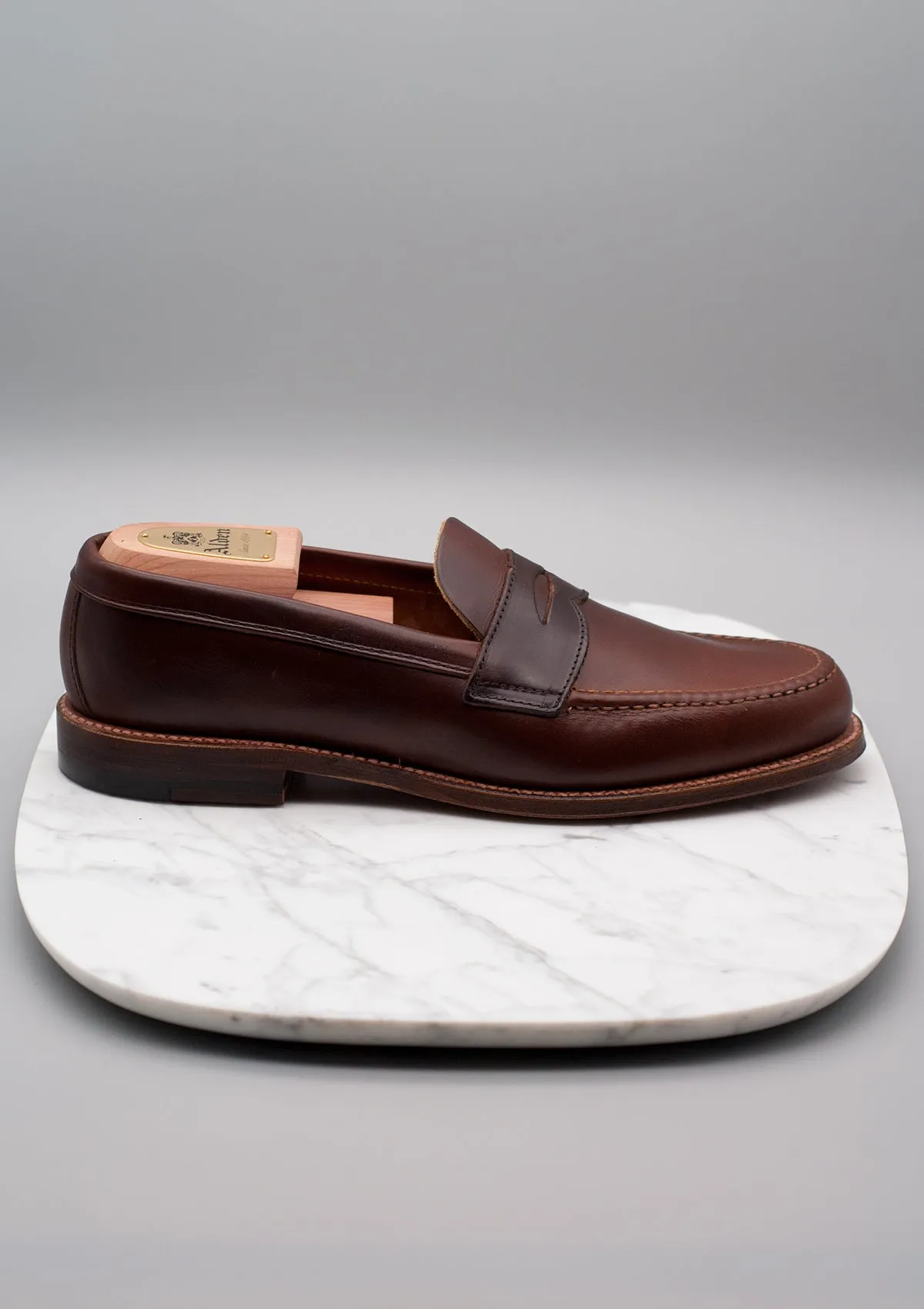 17831F Unlined Handsewn Penny Loafer