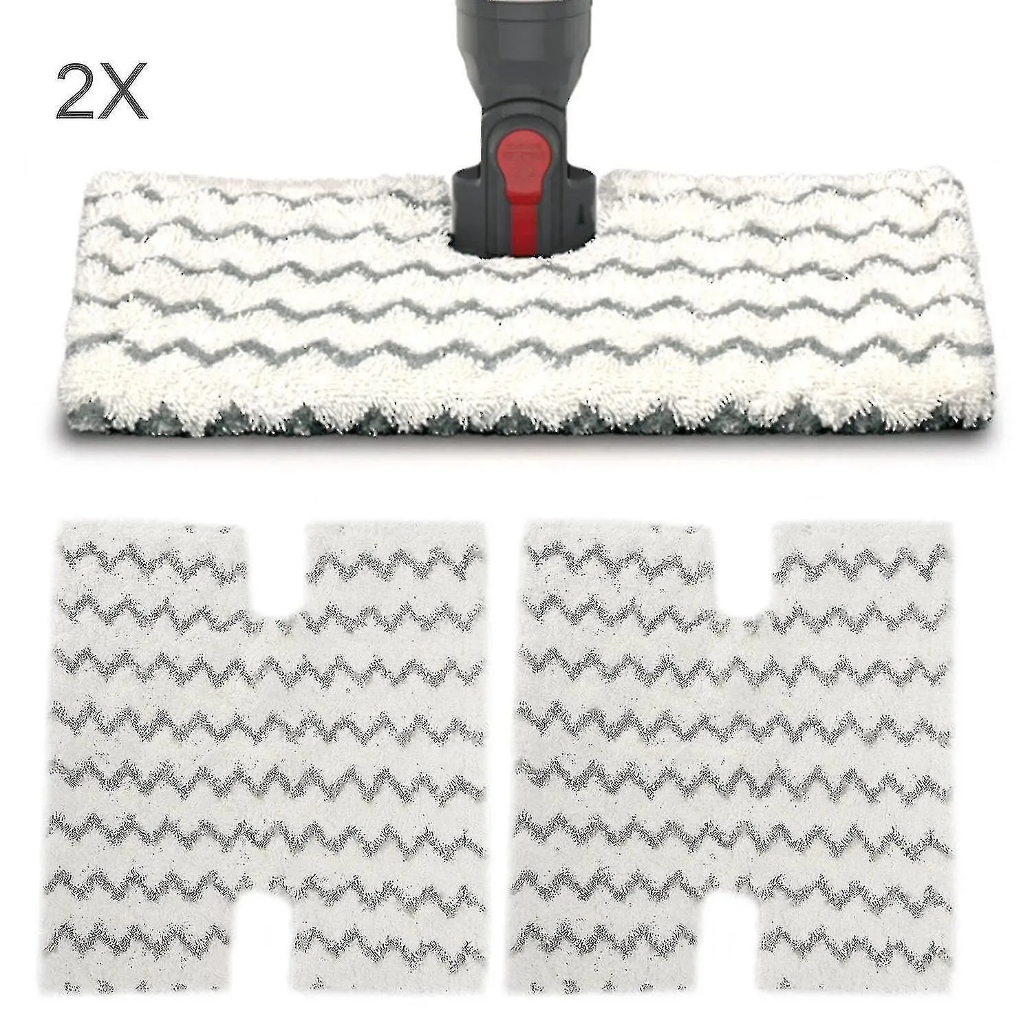 2pcs Replacement Shark Pads Steam S6001 S6003 Flip Steam Mop Pads