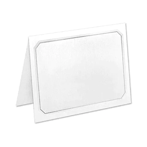 5 X 7 Foldover Greeting Cards - Classic Linen 80lb. (25 Cards)