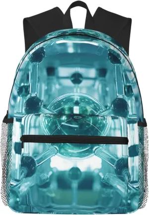 abstraction biology chemistry41 College Backpack For Women Men,Lightweight Travel Bag Backpack With Pockets for Women Men