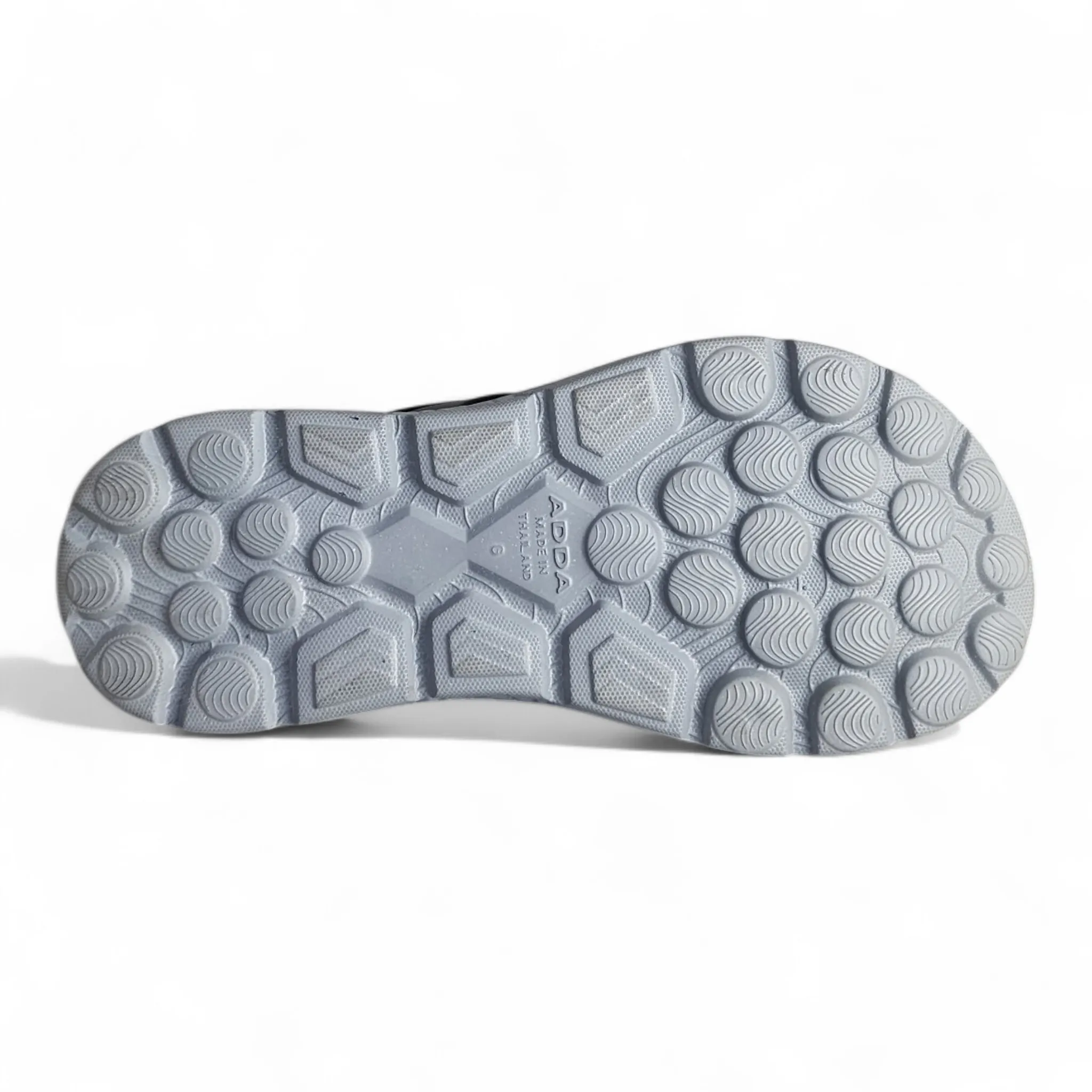 ADDA HYBRID1 BLACK/GREY  Men's Slipper/Chapple/Flip flop