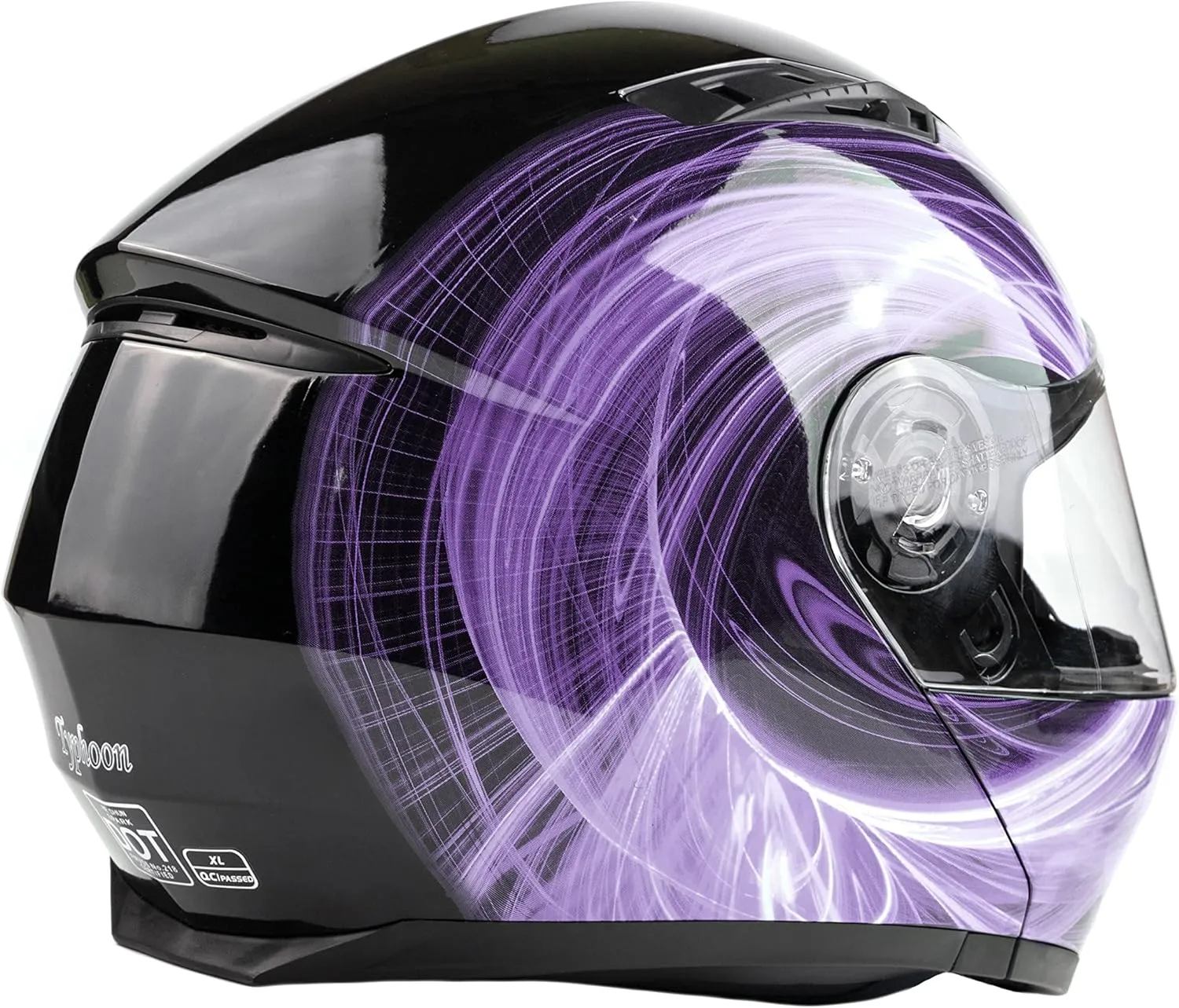 Adult Modular Motorcycle Helmet DOT w/Retractable Sunglass Full Face Flip-up Typhoon TH158