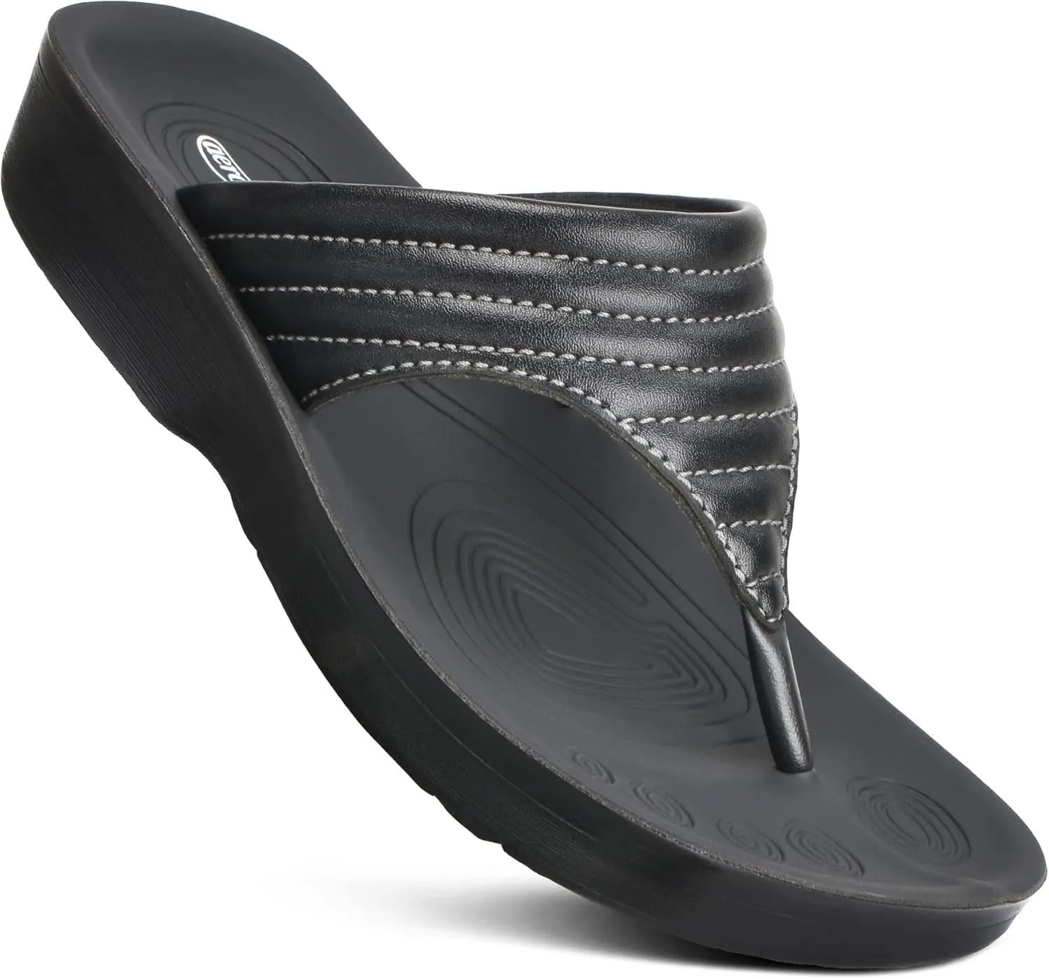 AEROTHOTIC Arch Supportive Casual Walking Flip Flops for Women
