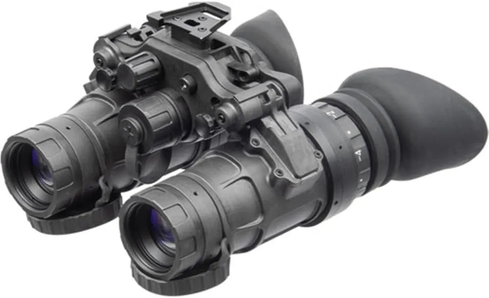 AGM Global Vision 12UN51284154011 Model UNVG-51 NW1 Ultralight Night Vision Goggle/Binocular 51 Degree FOV with Gen 2  "Level 1", P45-Green Phosphor IIT; 51-64 lp/mm Resolution, 1x Magnification