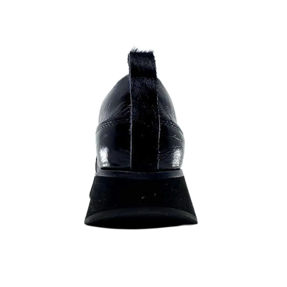 ALFIE & EVIE BINDI BLACK PATENT PONY