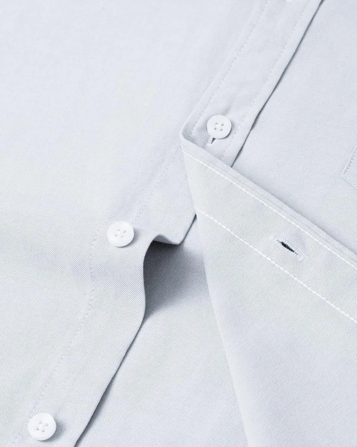 Alimens & Gentle Men's Short Sleeve Oxford Shirt Regular Fit Button Down Collar Shirts with Pocket