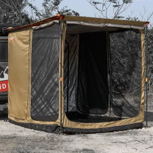 ALL-TOP Awning Room with Floor 6.6' x 8.2' Rip-Stop 420D Oxford Awning Tent with Bug-Resistance Mesh, Waterproof Sun Shelter for Overland, Camping(Room Only)