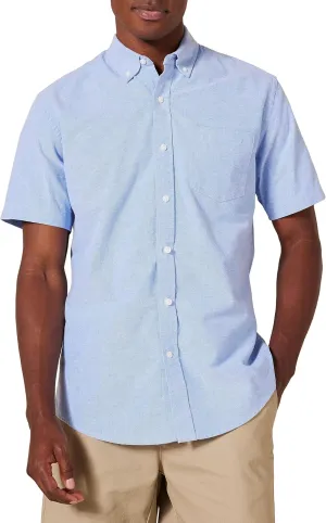 Amazon Essentials Oxford Shirts for Men - Regular-Fit, Short-Sleeve