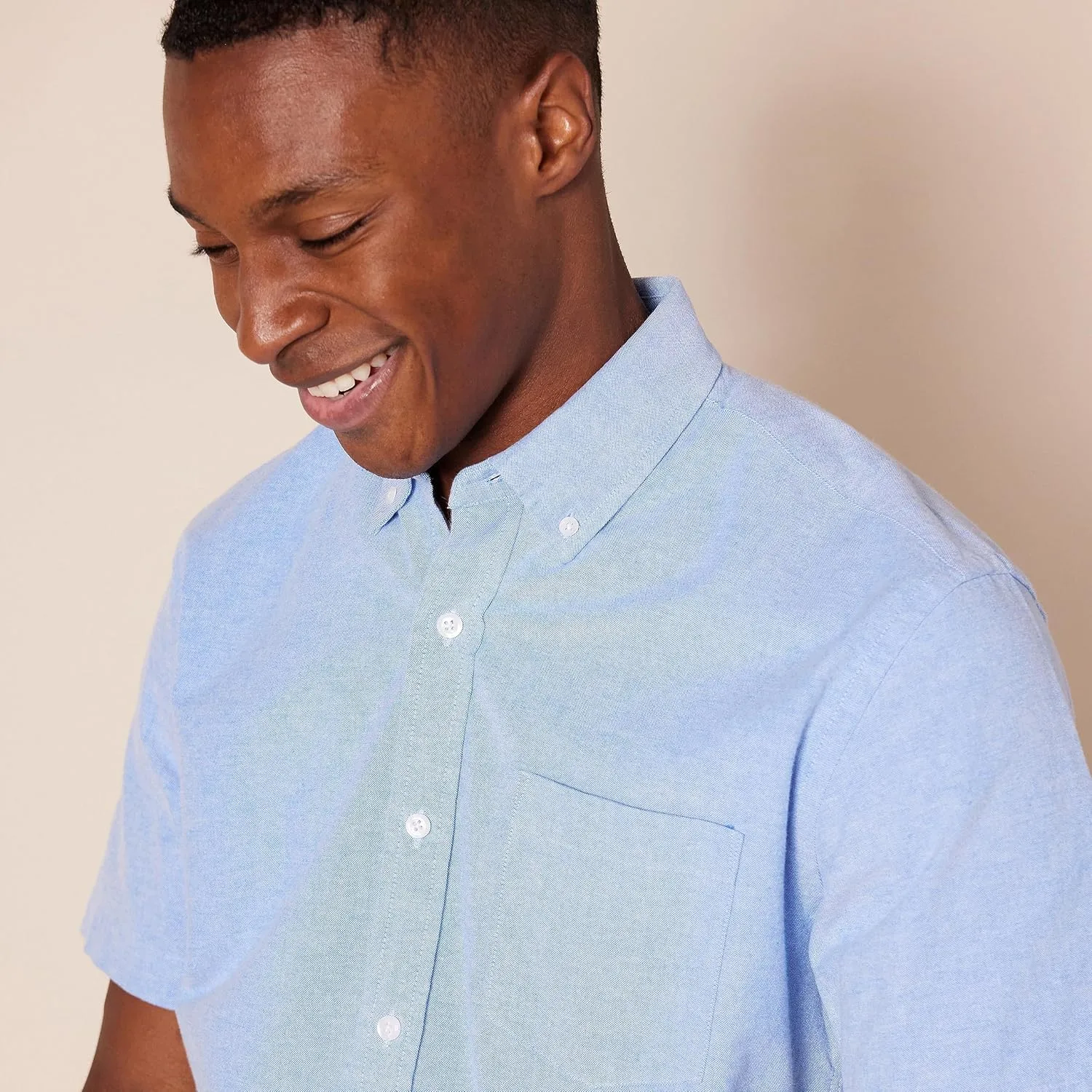 Amazon Essentials Oxford Shirts for Men - Regular-Fit, Short-Sleeve