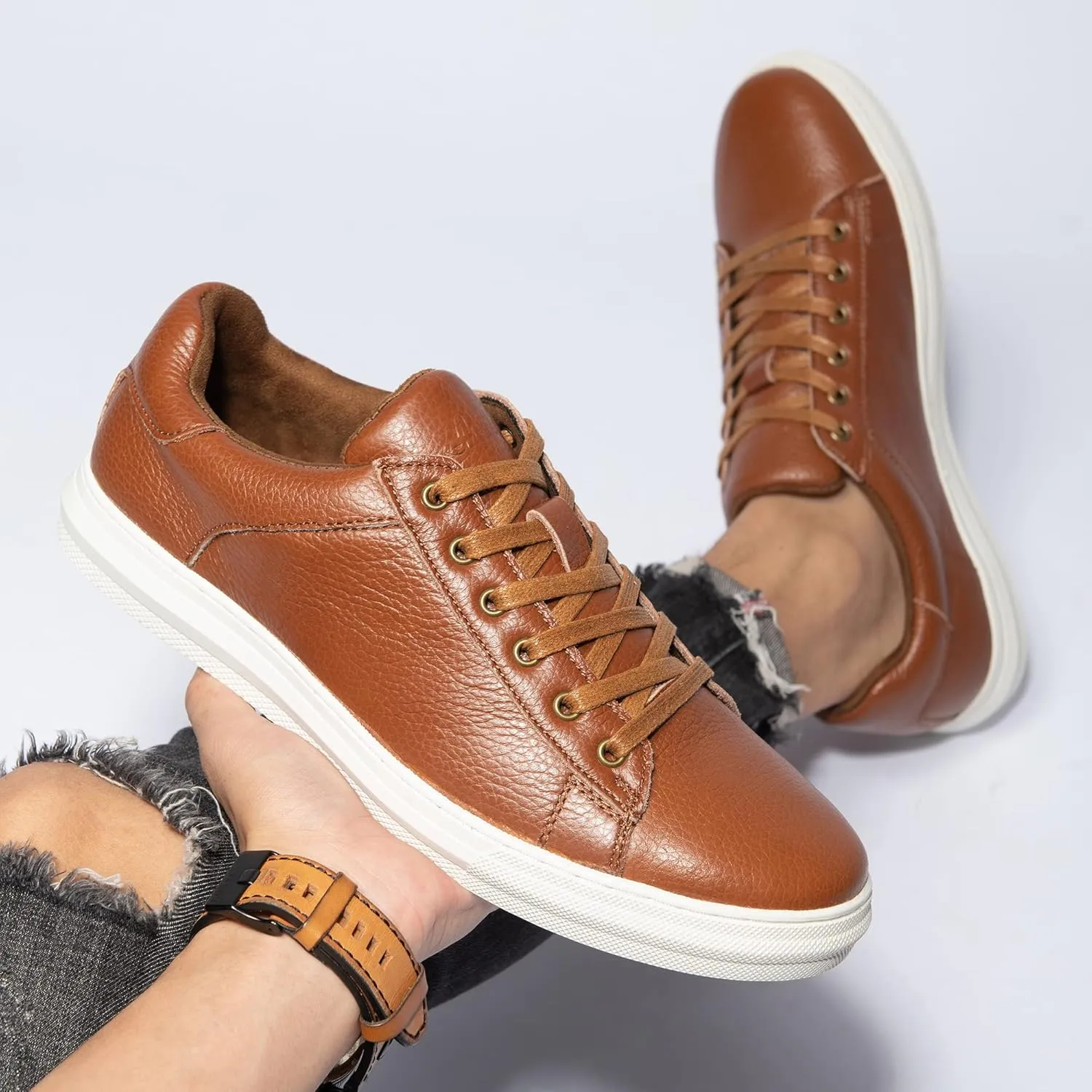 Arkbird Mens Fashion Sneakers Classic Casual Shoes Stylish Lace-up Oxford Shoes for Men
