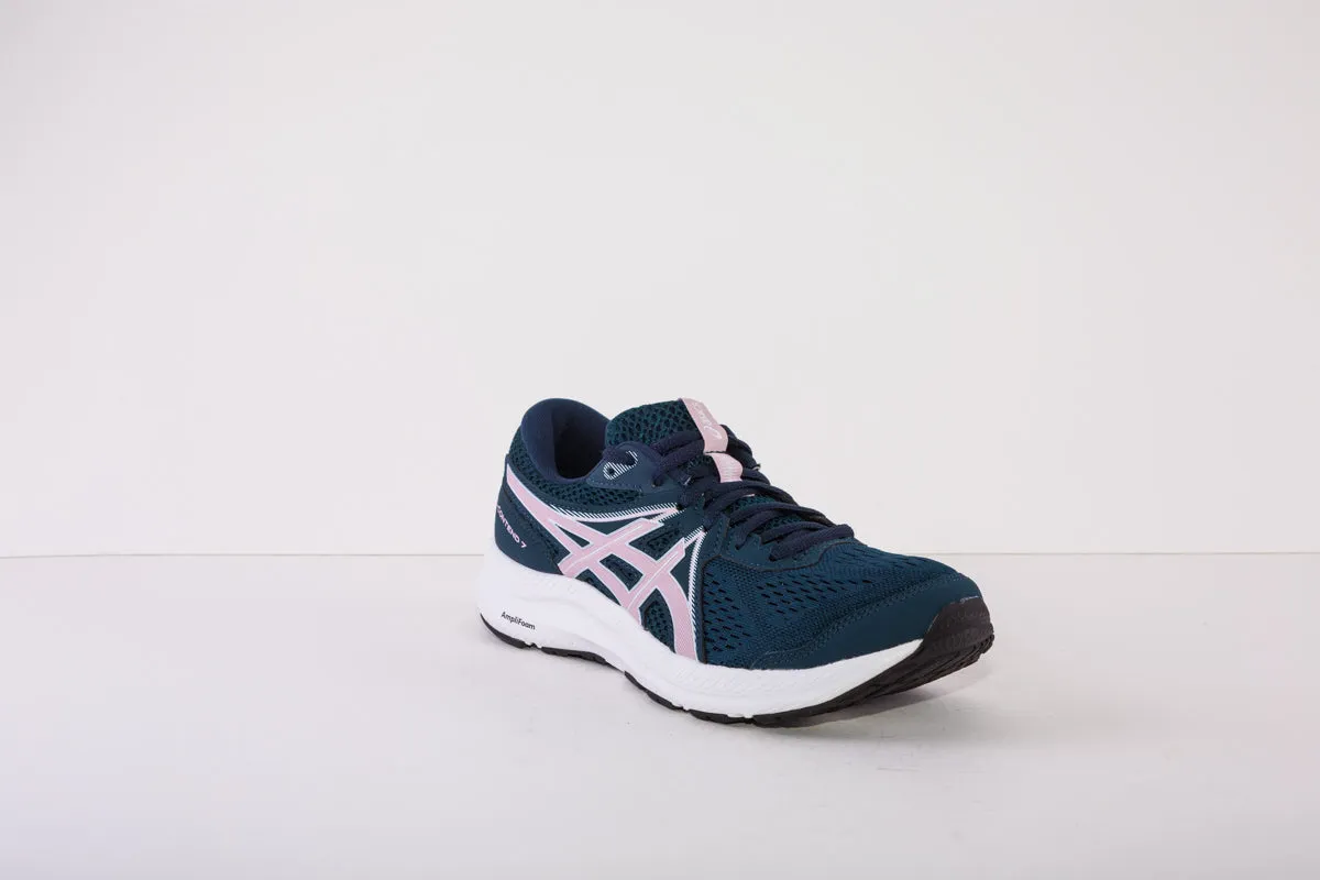 ASICS GEL-CONTEND 7 LACED TRAINER - NAVY/PINK