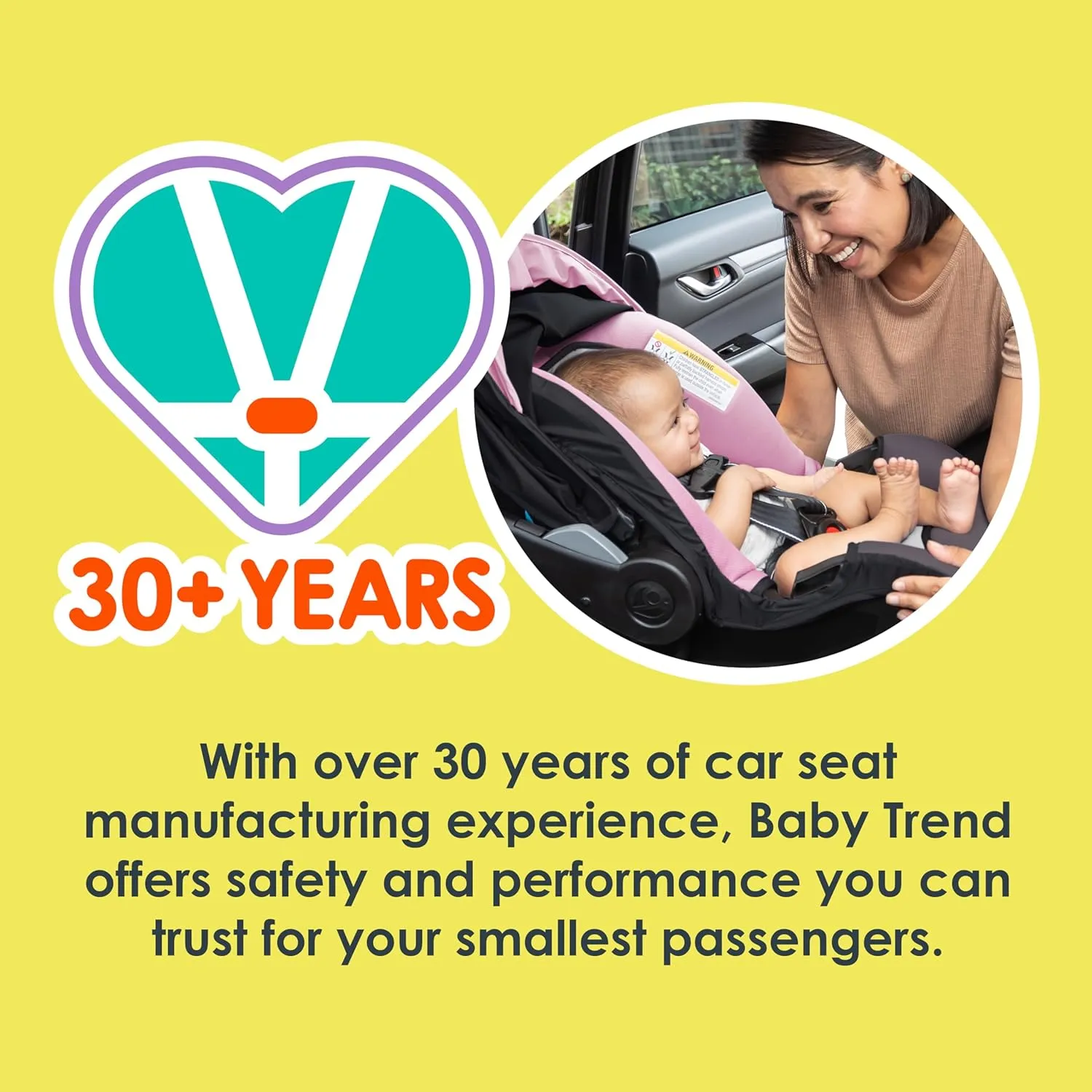 Baby Trend EZ-Lift™ PRO Infant Car Seat, Dash Rose