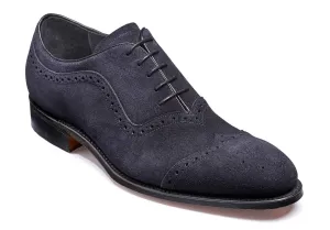 Barker Jaywick - Dark Navy Suede - 7.5 F