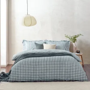 Barton Gingham Check Duvet Cover Set Navy