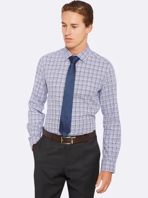 Beckton Dobby Shirt Purple/