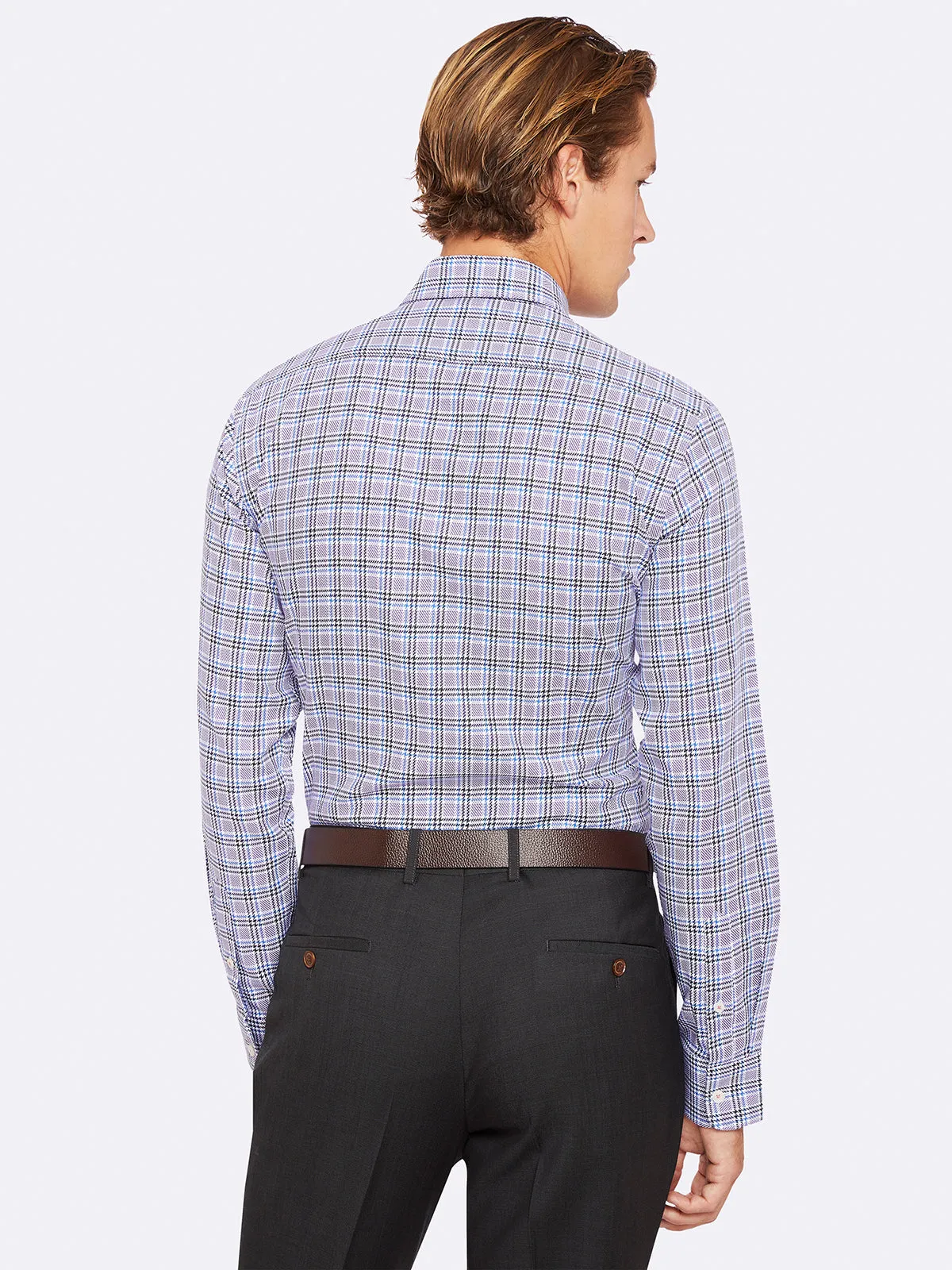 Beckton Dobby Shirt Purple/