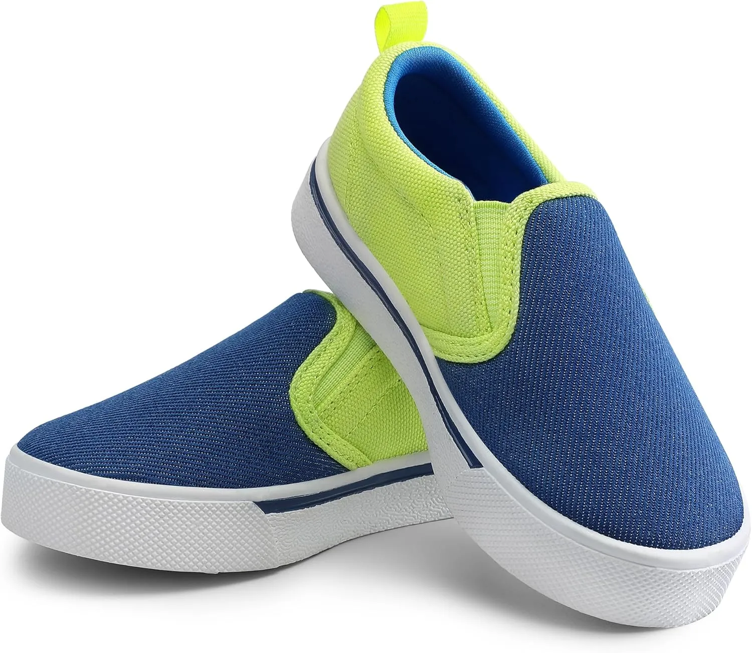 Bigwow Toddler Boys Girls Canvas Sneakers Little Kid Low Top Slip On Lightweight Comfy School Casual Tennis Sneaker Walking Shoes