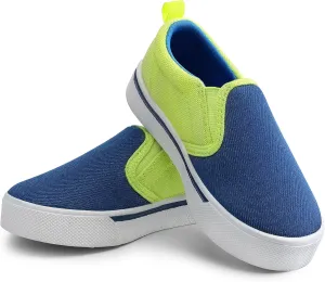 Bigwow Toddler Boys Girls Canvas Sneakers Little Kid Low Top Slip On Lightweight Comfy School Casual Tennis Sneaker Walking Shoes