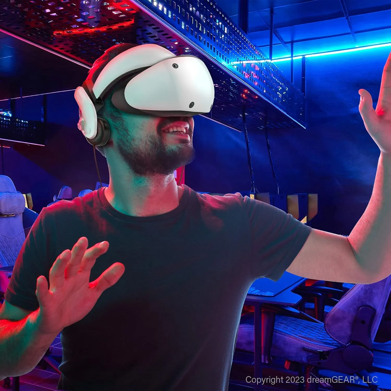 Bionik Mantis Attachable VR Headphones: Compatible with PlayStation VR2, Adjustable Design, Connects Directly to PSVR, Hi-Fi Sound, Sleek Design/PS4/PS5