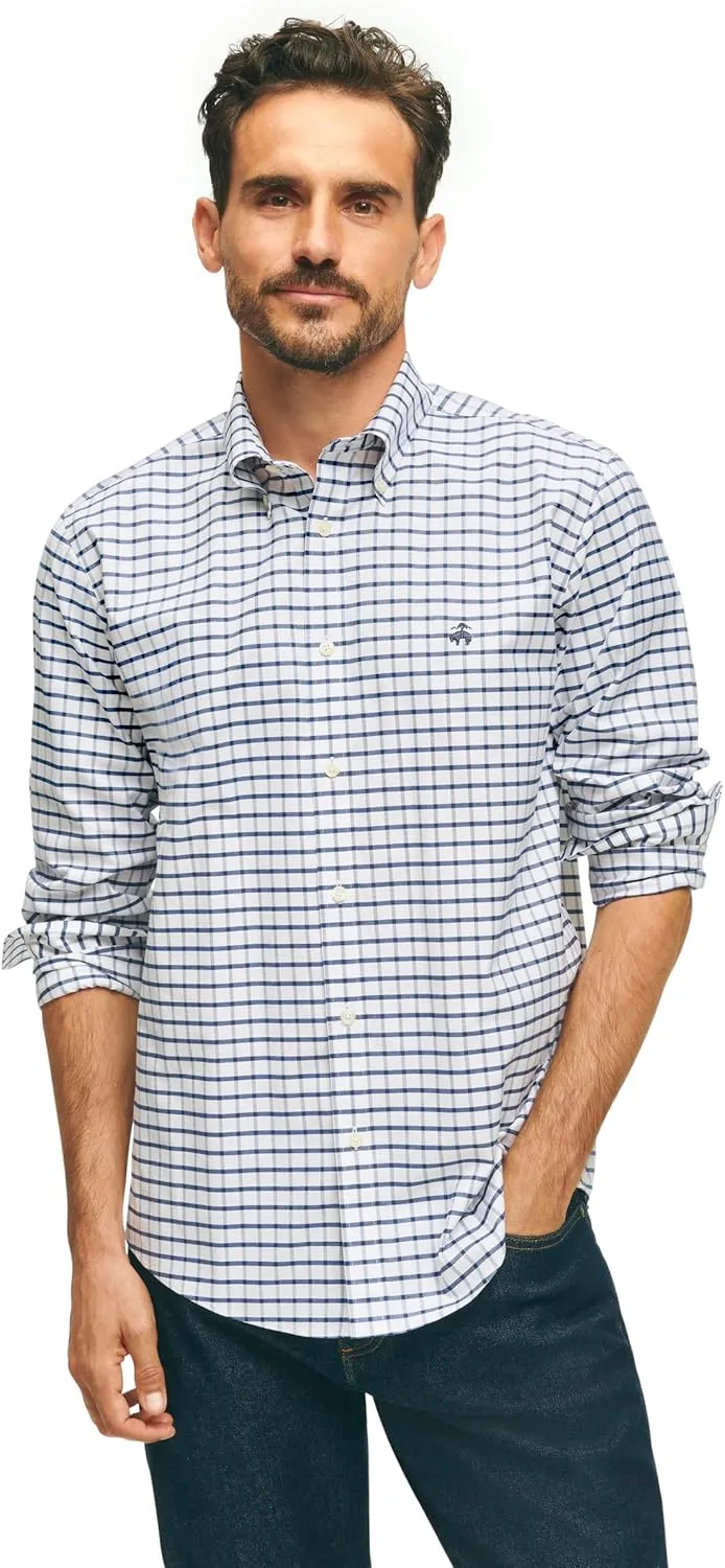 Brooks Brothers Men's Oxford Long Sleeve Sport Shirt