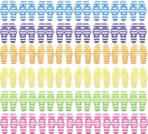 Bulk Flip Flops for Weddings, 48 Pairs, Reception Guest Slippers, Men Women Destination Beach Pool Wholesale Pack
