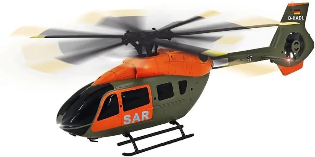 C190 H145 RC Helicopter for Adult, 1/30 Scale 2.4G 6CH 6-Axis Gyro Single-Rotor Remote Control Aircraft Model with Optical Flow Positioning & Altitude Hold