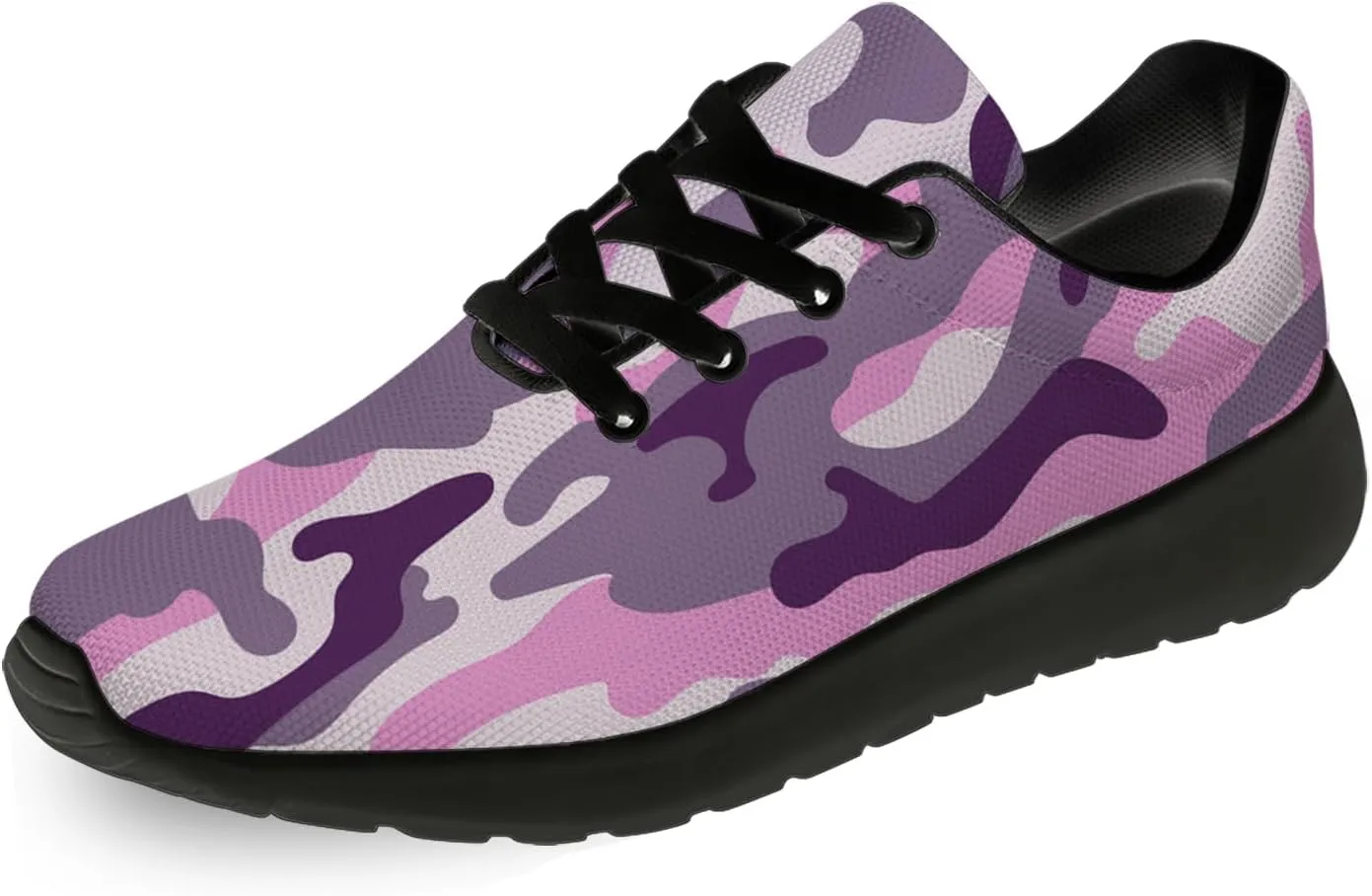 Camouflage Print Shoes Men Women Running Comfortable Ultra Lightweight Tennis Walking Fashion Workout Sneakers