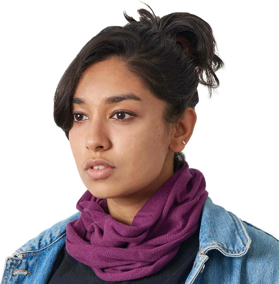 CHARM Silk Headband Scarf Neck Gaiter - Womens Chemo Head Wrap Mens Motorcycle Fashion