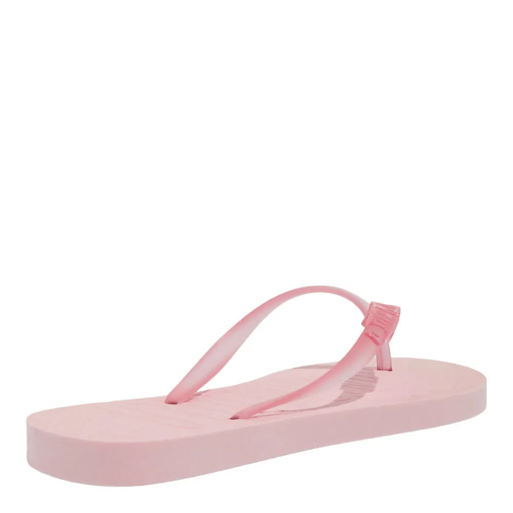 Chinelo Flip Flop Santa Lolla Soft Pink Tiras Transparentes