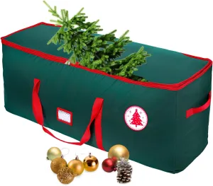 Christmas Tree Storage Bag Heavy Duty Tree Bag Fits up to 7.5 ft Tall Christmas Artificial Tree with Reinforced Handles & Sleek Dual Zipper Waterproof Protects from Moisture & Dust