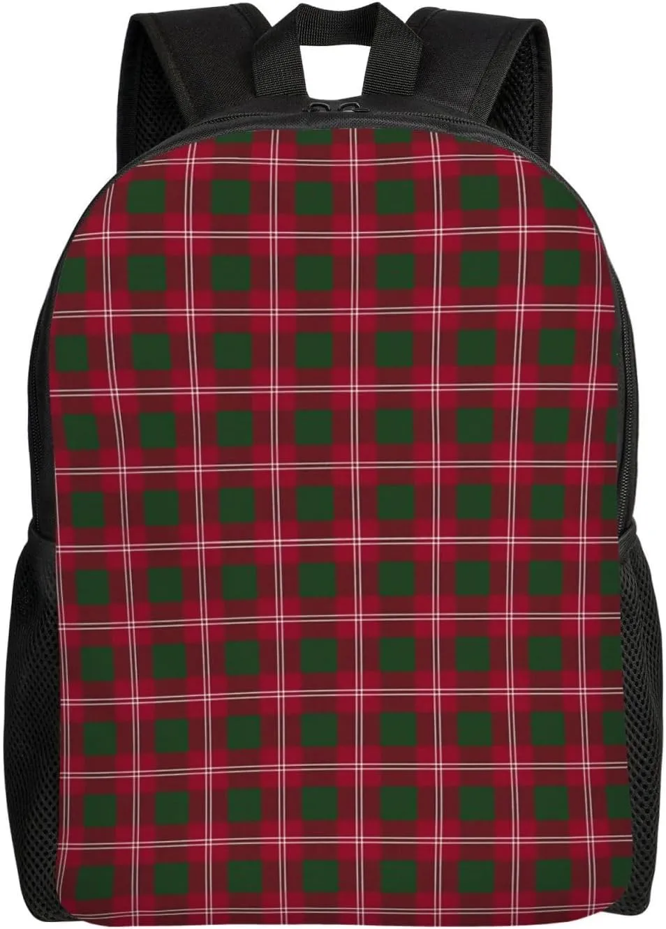 Clan Crawford Tartan Minimalist Laptop Backpack – Waterproof Business Travel Bag, Breathable Design, Modern Work & Leisure