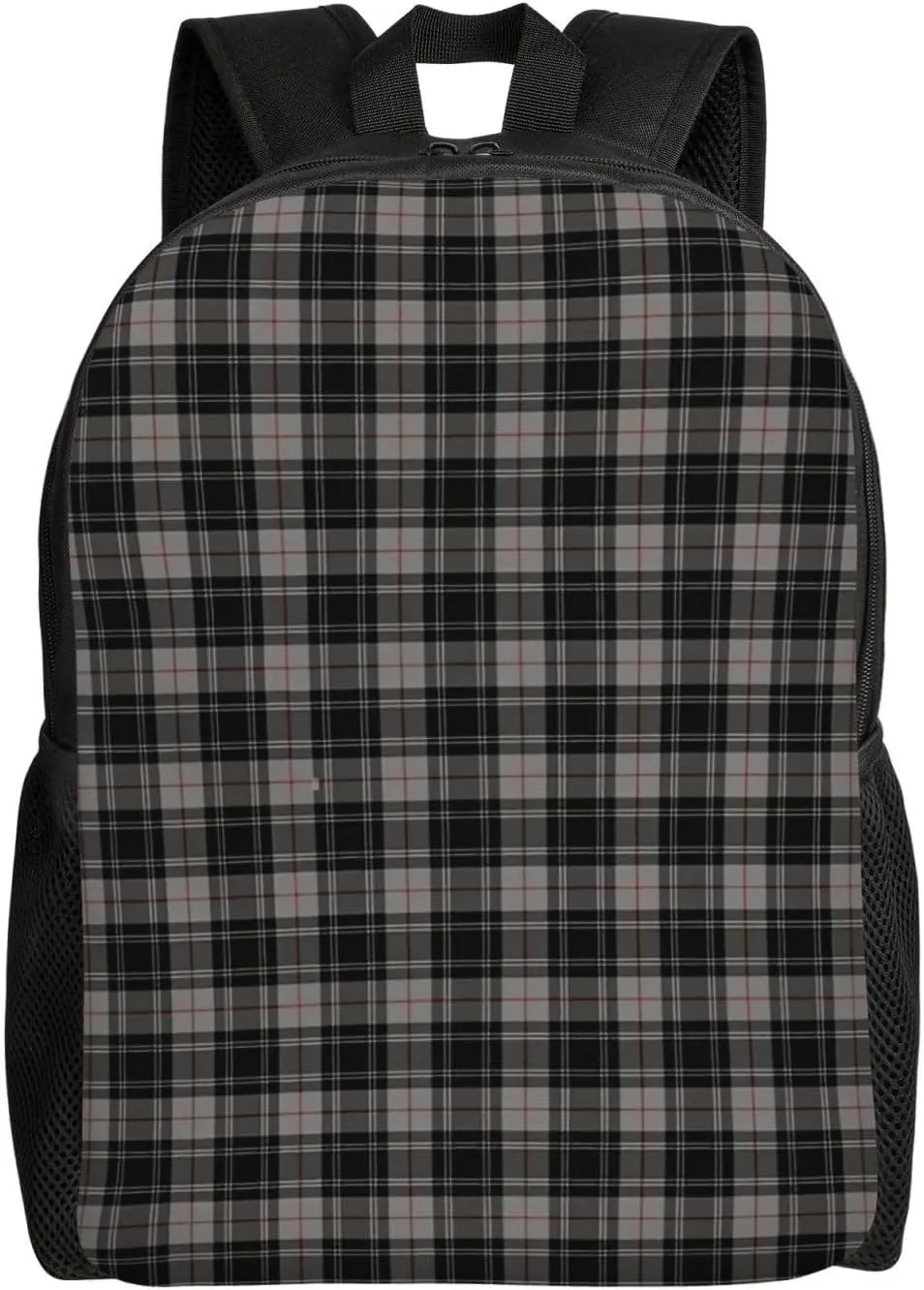 Clan Moffat Tartan Minimalist Laptop Backpack – Waterproof Business Travel Bag, Breathable Design, Modern Work & Leisure