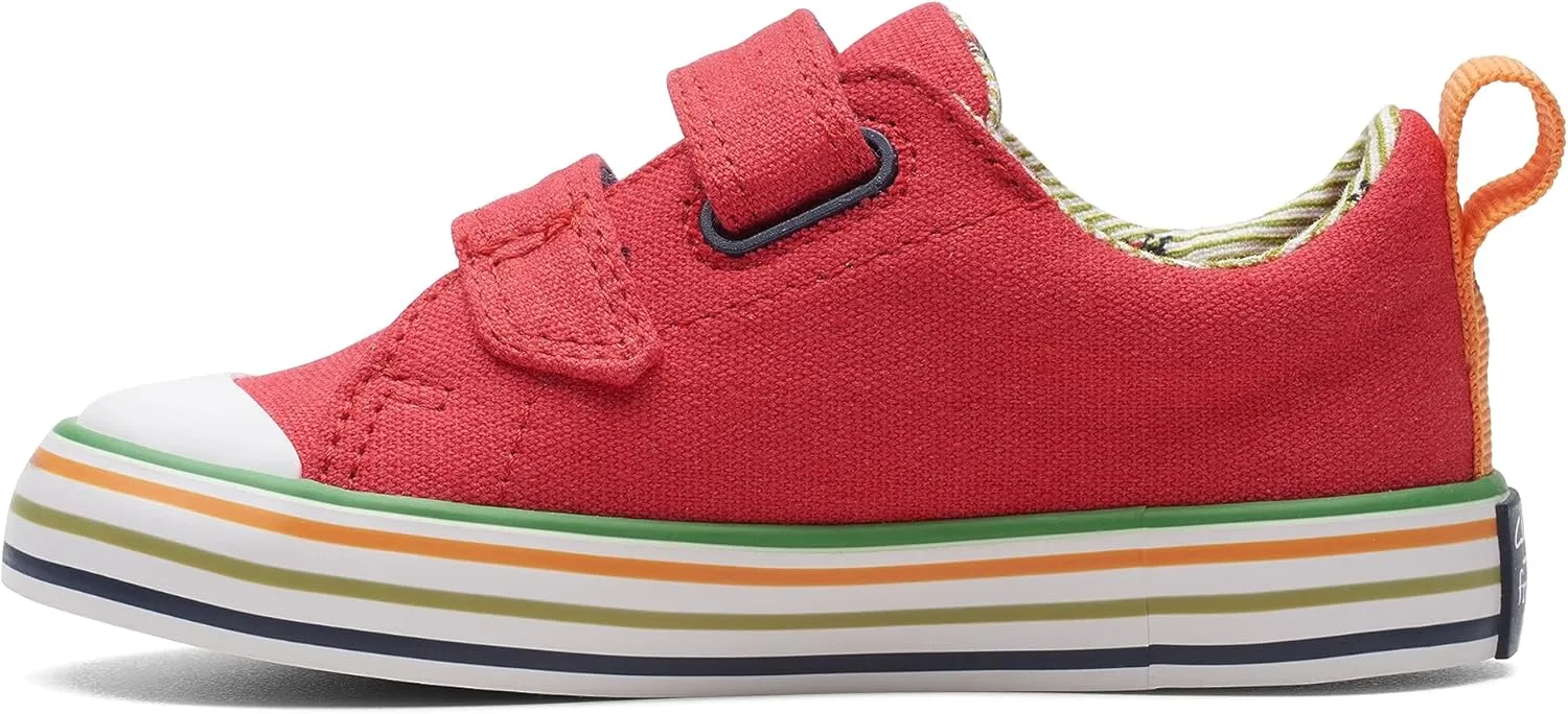 Clarks Boys' FoxingTorLo T Sneaker