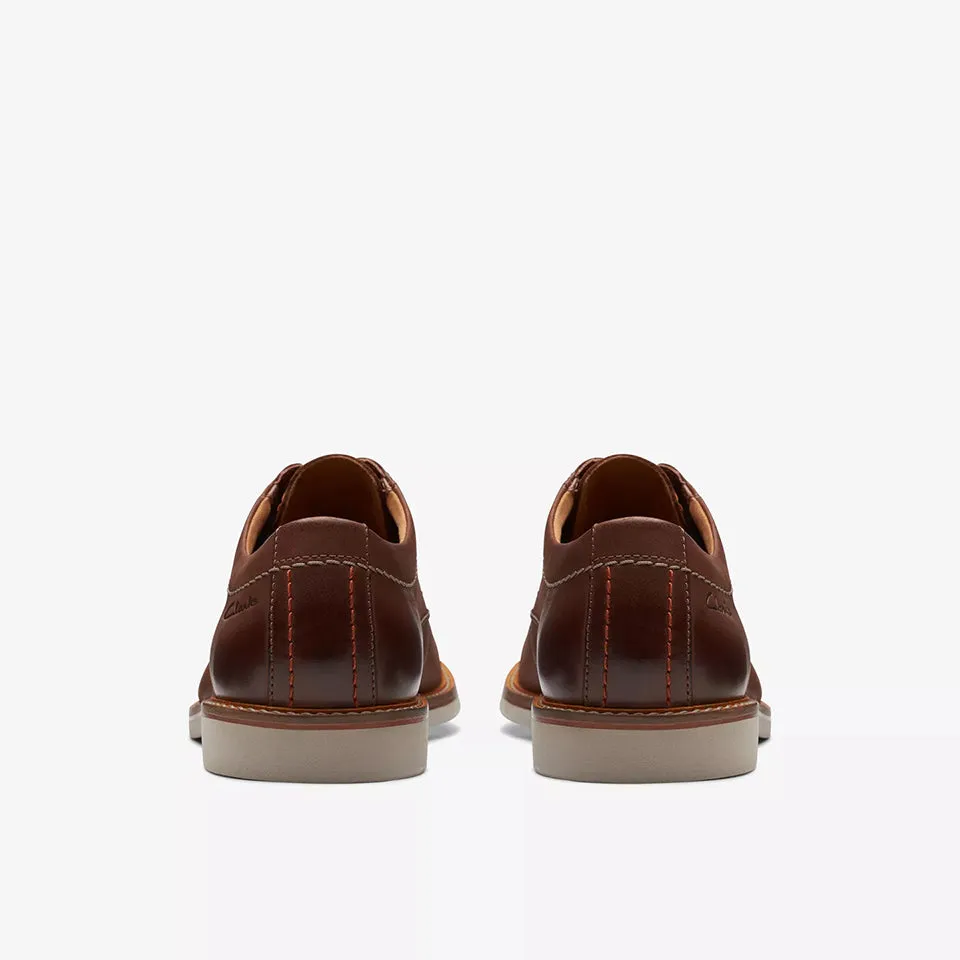 Clarks Men's Atticus LT Lace Black | Dark Tan Leather