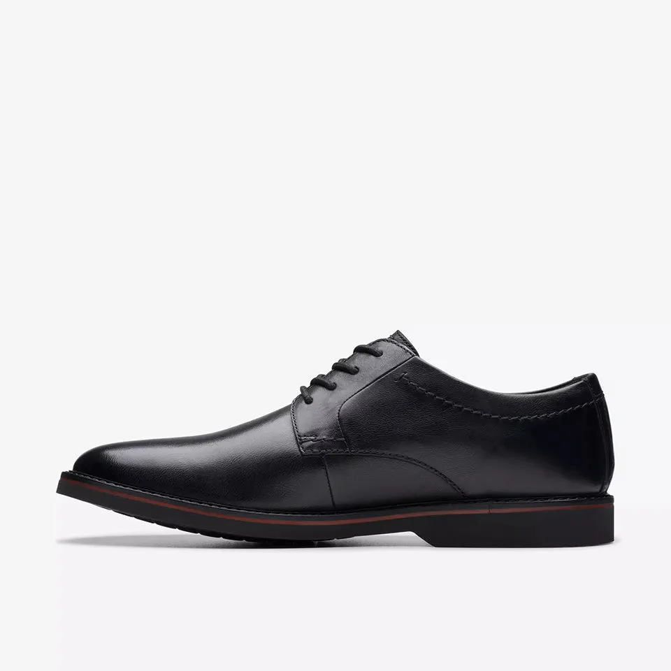 Clarks Men's Atticus LT Lace Black | Dark Tan Leather
