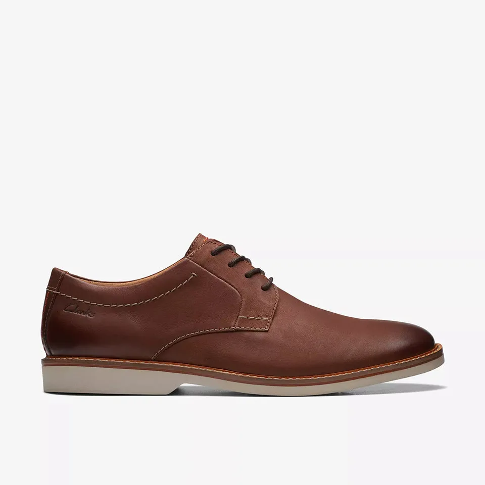 Clarks Men's Atticus LT Lace Black | Dark Tan Leather
