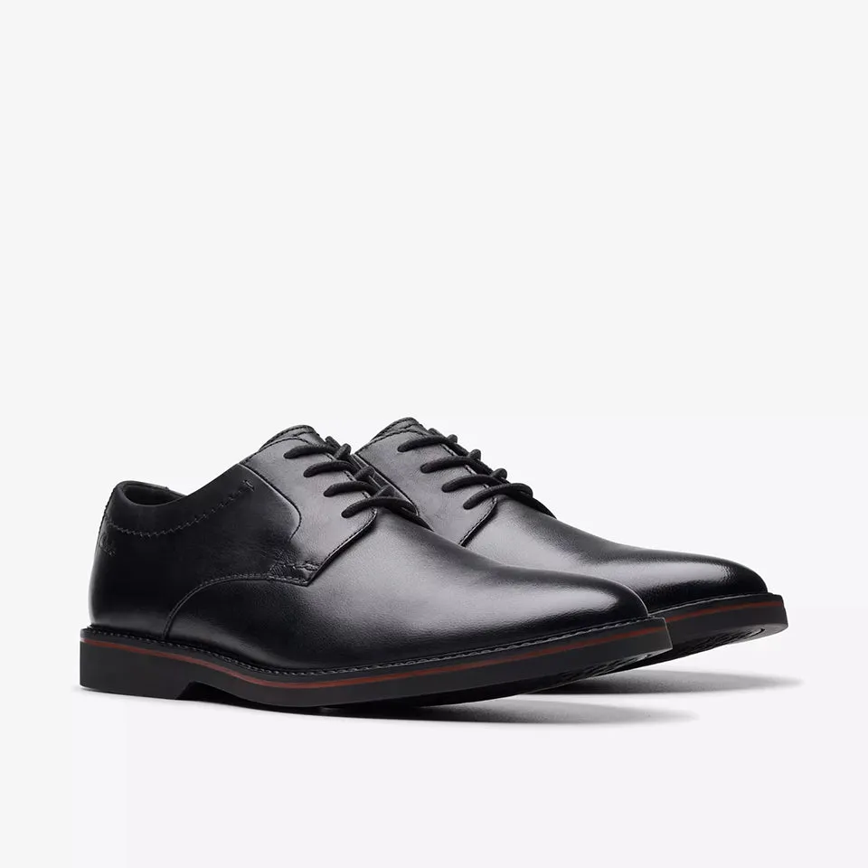 Clarks Men's Atticus LT Lace Black | Dark Tan Leather