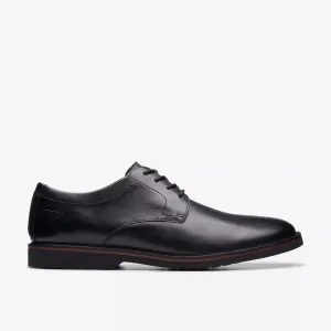 Clarks Men's Atticus LT Lace Black | Dark Tan Leather