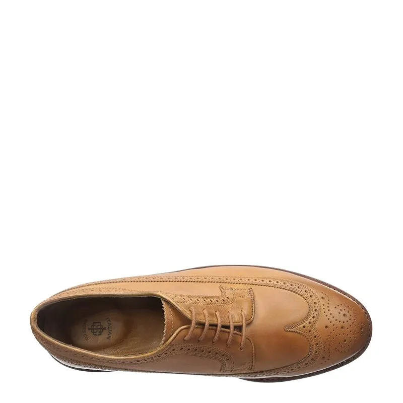 Classic Design Wingtip Leather Oxford Shoes