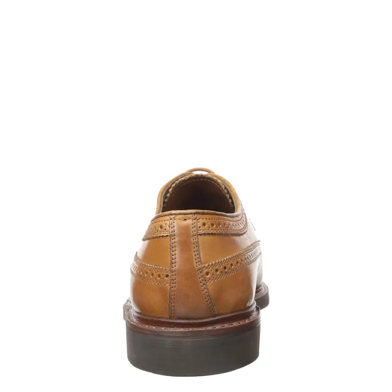 Classic Design Wingtip Leather Oxford Shoes