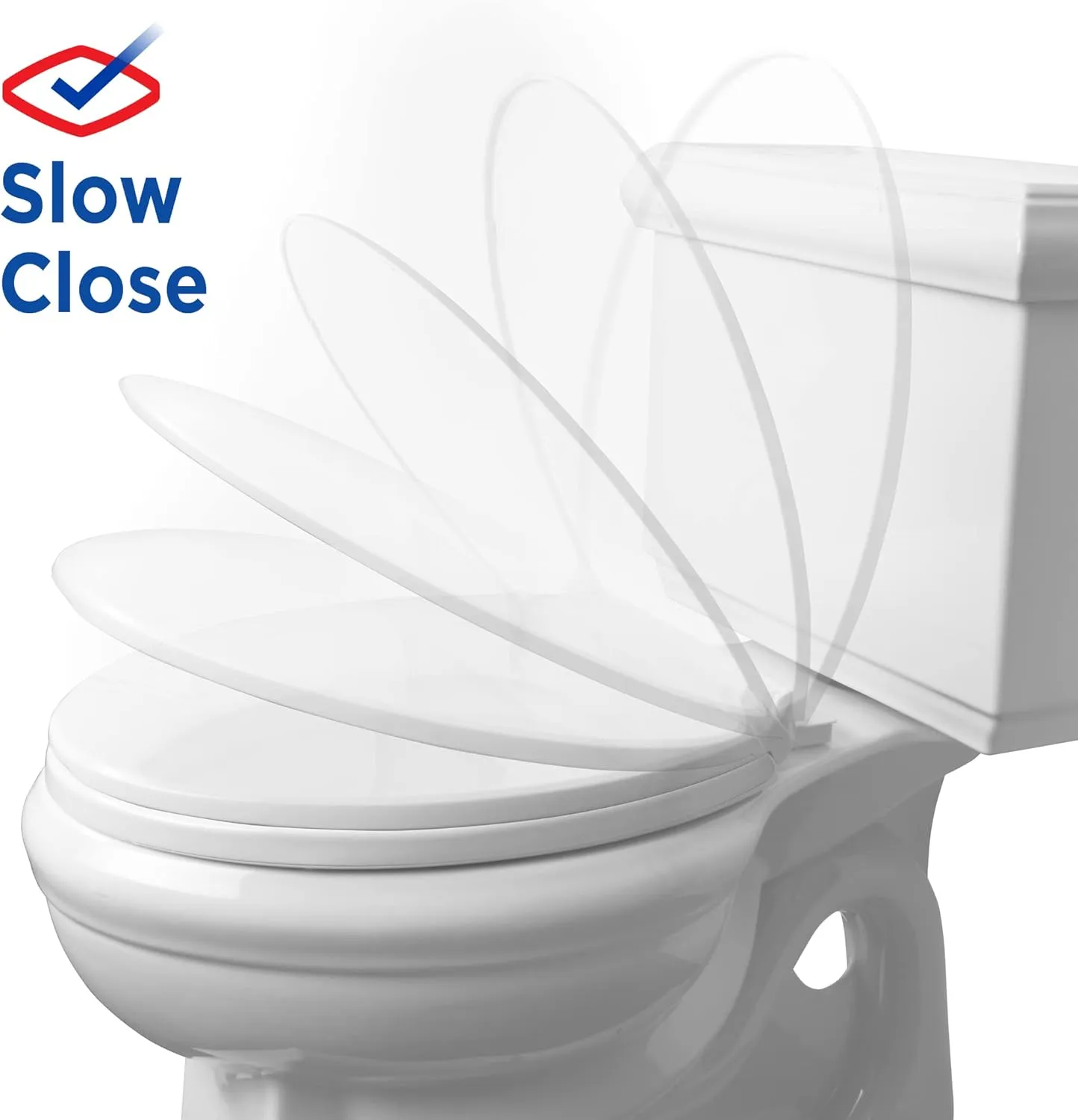 Clorox Elongated Scented Plastic Toilet Seat with Easy-Off Hinges