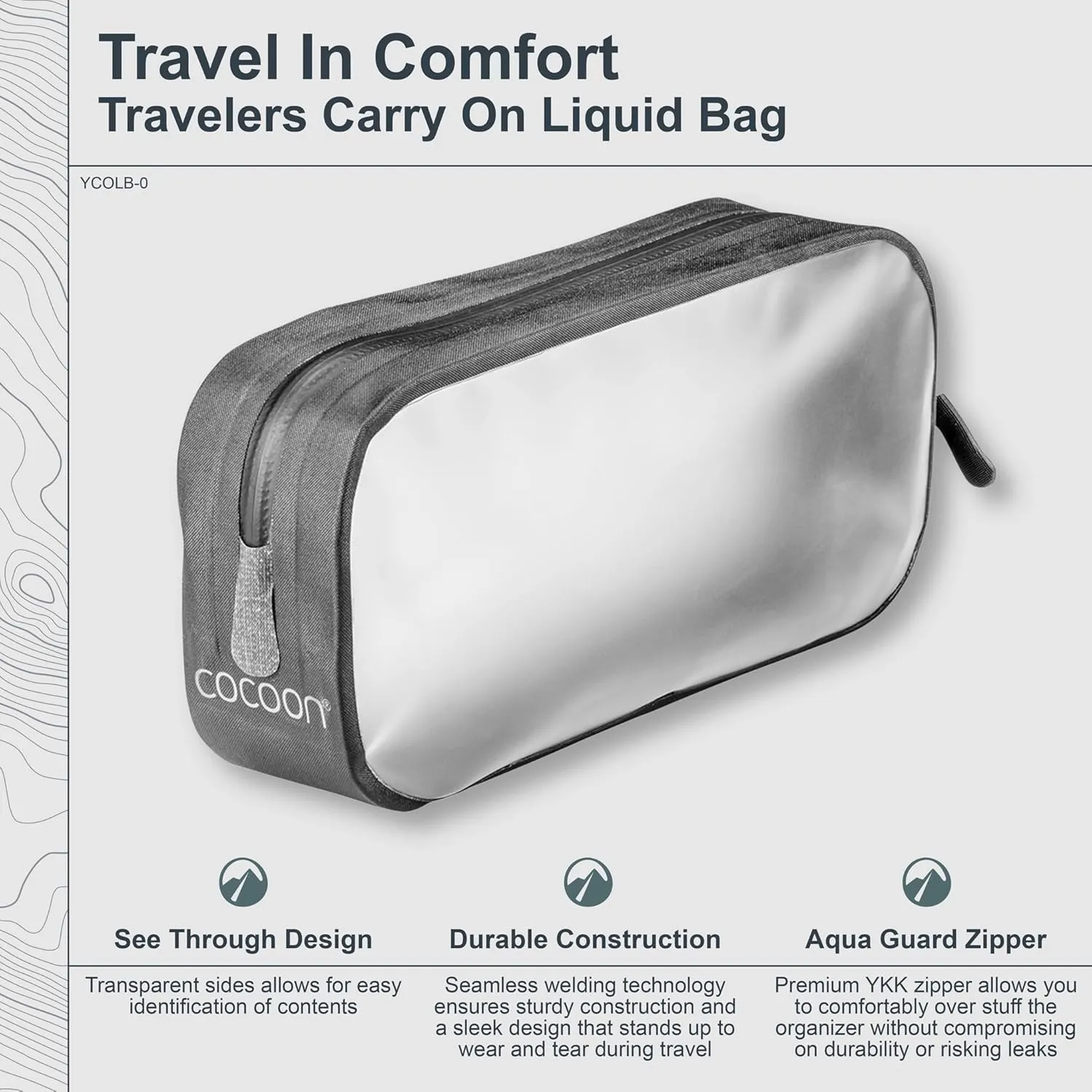 COCOON - Premium - Travelers Carry On Liquid Bag