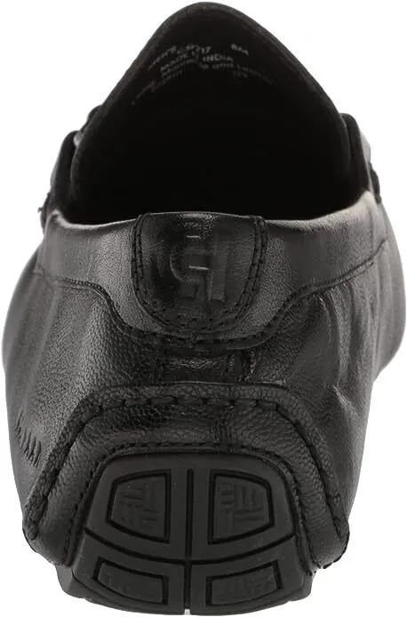 Cole Haan Mens Grand City Bit Driver Loafer Black Textured/Black C37217