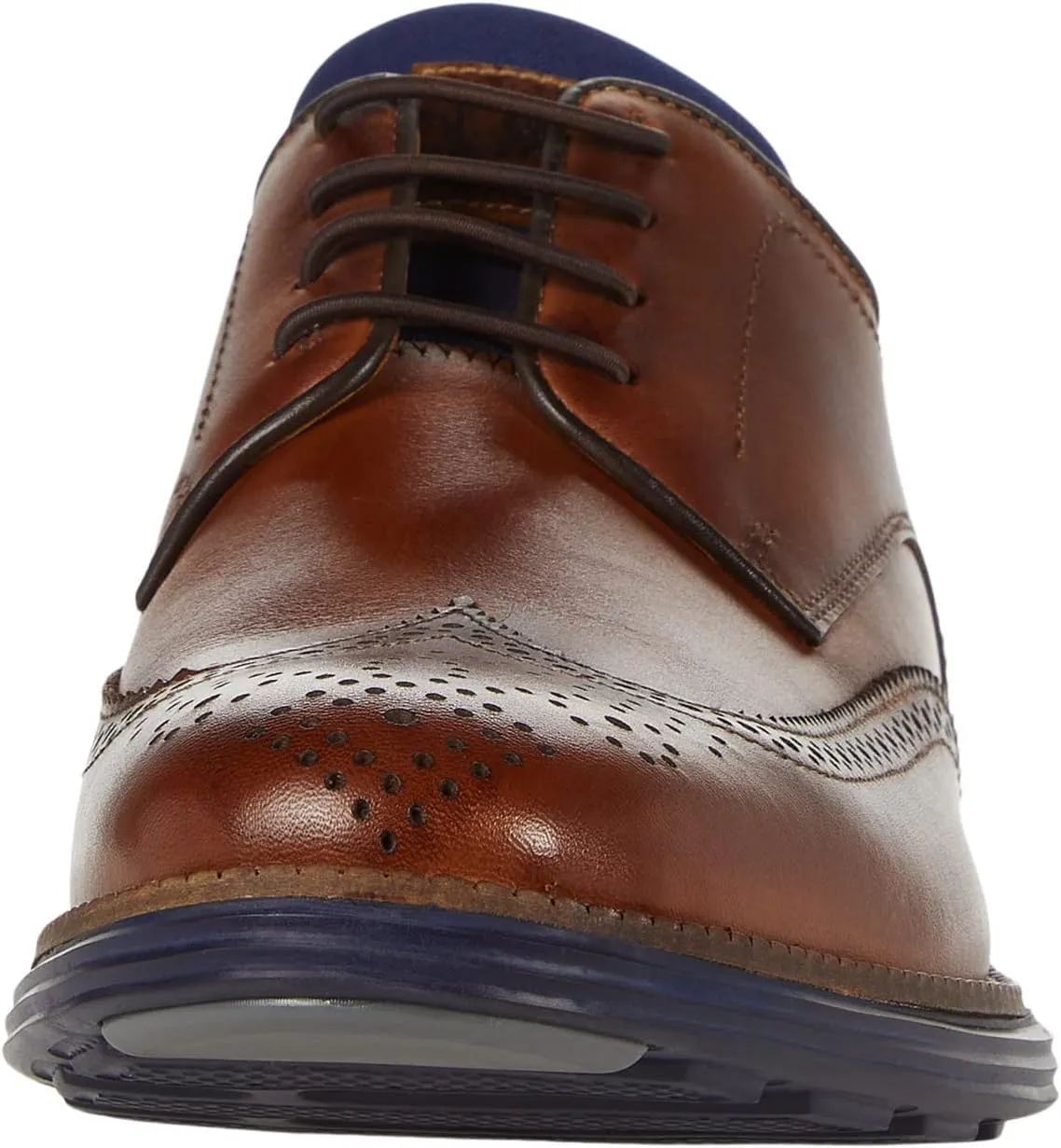 Countryaire Wing Tip - Shoes for Men - Flexible Rubber Traction Outsole - Leather Upper