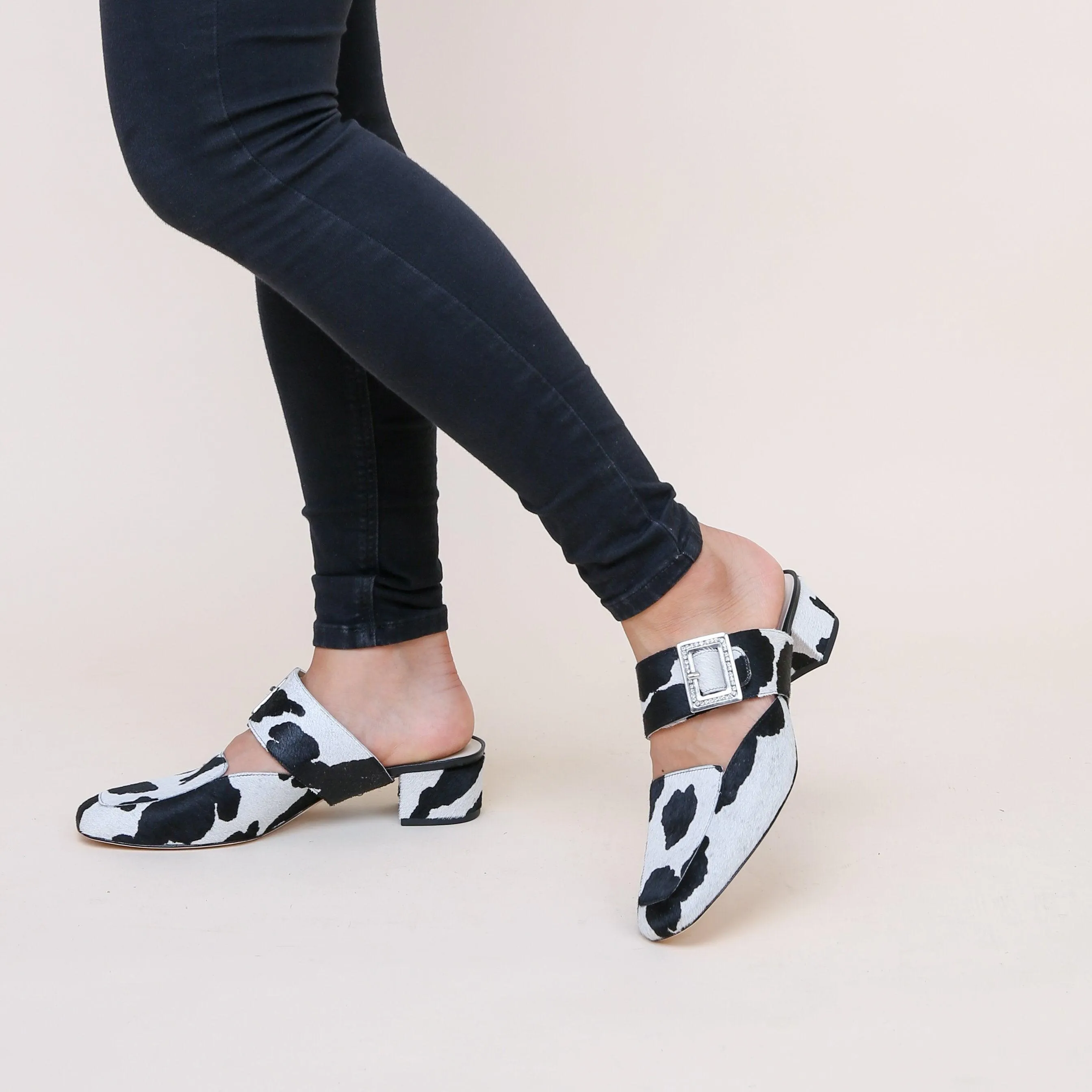 Cow Loafer   Grace Strap