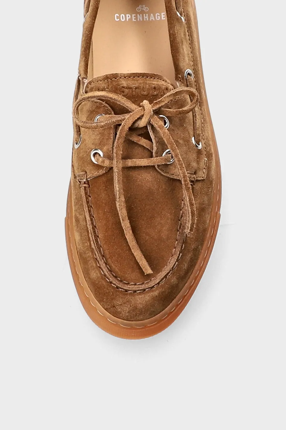 CPH160 SUEDE NEW BROWN - LOAFER SEGELSCHUHE AUS VELOURLEDER