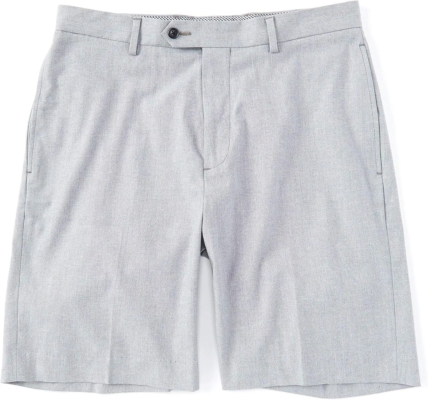 Cremieux Daniel Signature Classic-Fit Flat-Front Solid Oxford 9" Shorts S95HT301
