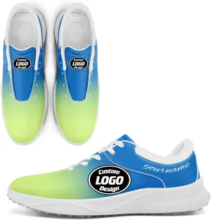 Custom Golf Shoes for Teams Clubs Unisex Personalized Name Words Logo Image Air Cushion Breathable Golf Sneaker for Men Women
