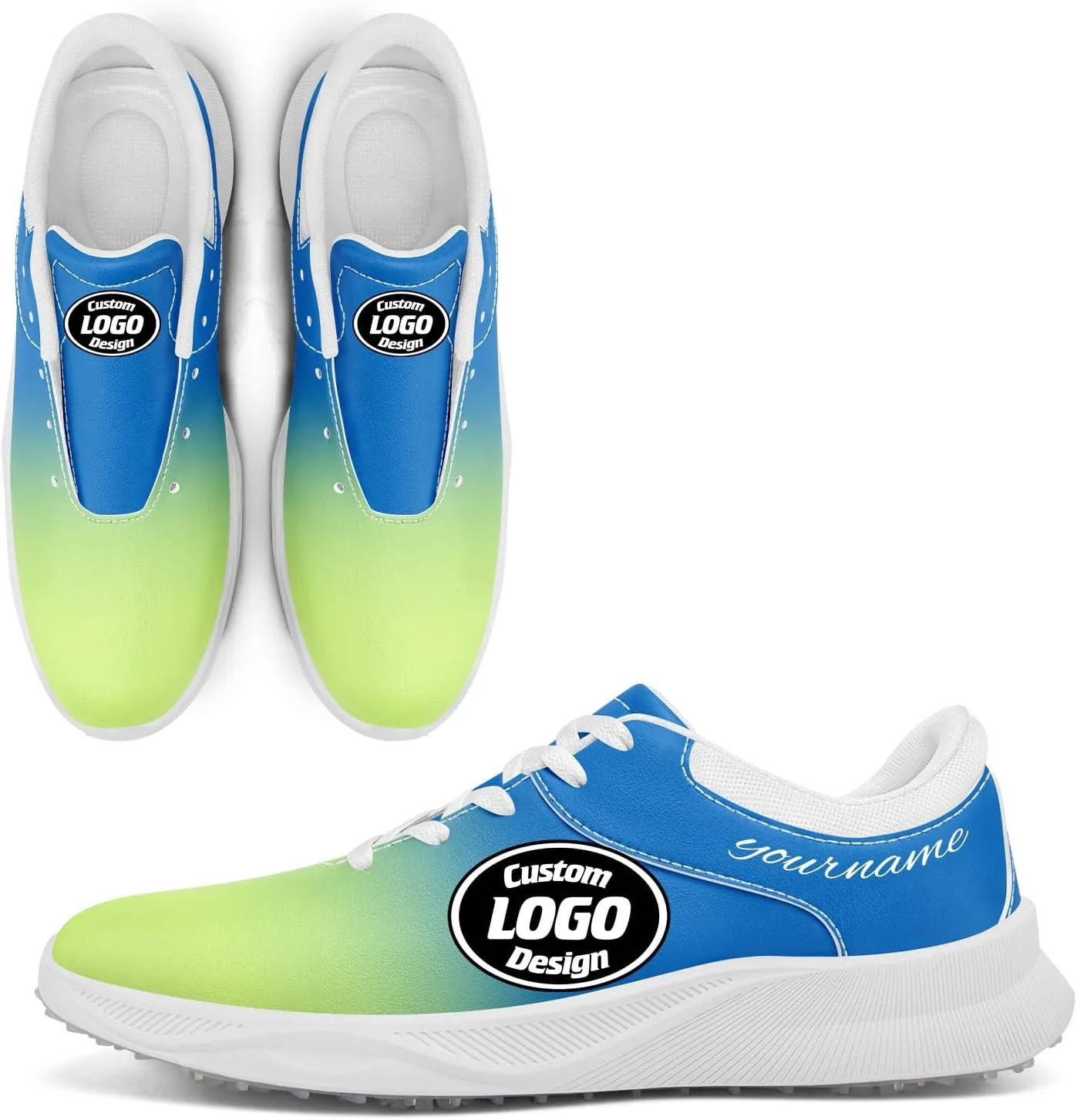 Custom Golf Shoes for Teams Clubs Unisex Personalized Name Words Logo Image Air Cushion Breathable Golf Sneaker for Men Women